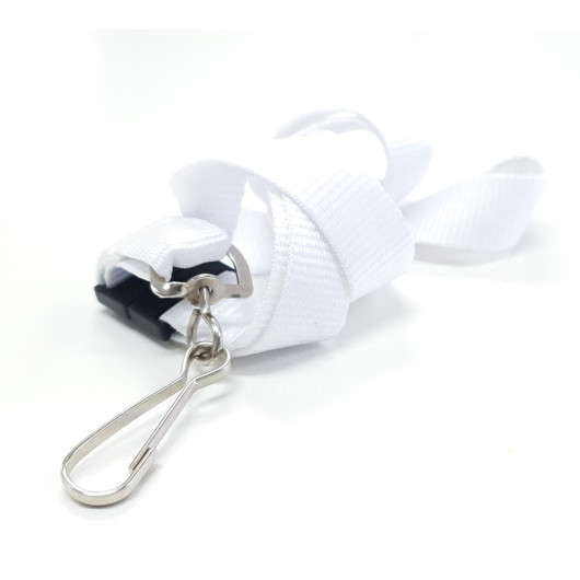 Fast Track 19mm Lanyards White
